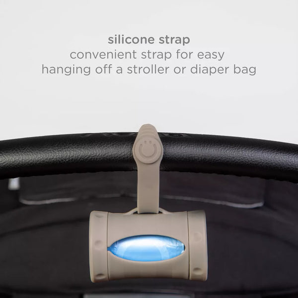 Ubbi On-The-Go Bag Dispenser - Taupe - Dezine Kids