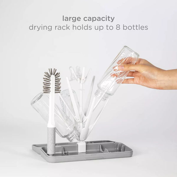 On-The-Go Bottle Drying Rack- Grey - Dezine Kids