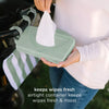 Ubbi On-The-Go Baby Wipes Dispenser - Sage - Dezine Kids
