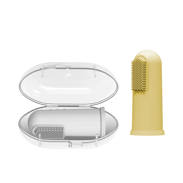 Dr. Browns Silicone Finger Toothbrush with Case Pack of 2 - Dezine Kids