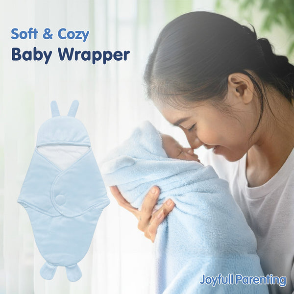 Hopop Baby Soft Fleece Hooded Wrapper Blanket - Dezine Kids