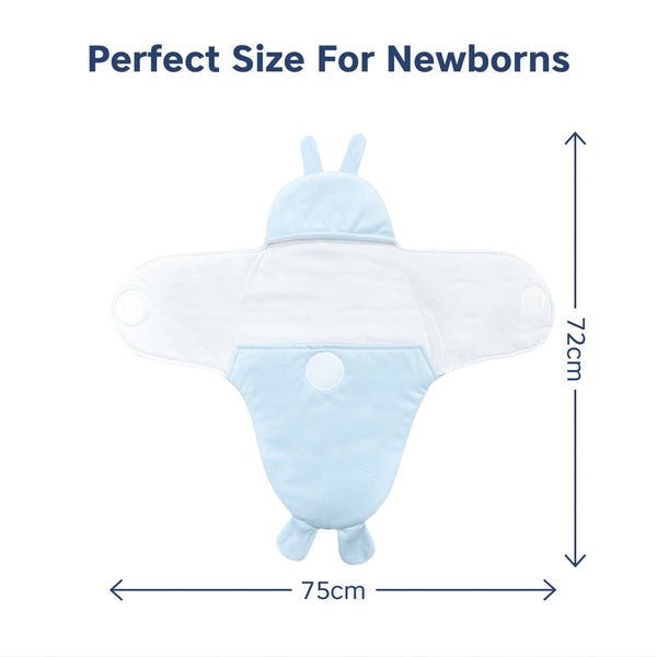 Baby Soft Fleece Hooded Wrapper Blanket - hopop.in