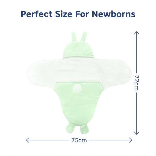 Hopop Baby Soft Fleece Hooded Wrapper Blanket - Dezine Kids
