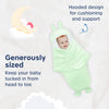 Hopop Baby Soft Fleece Hooded Wrapper Blanket - Dezine Kids