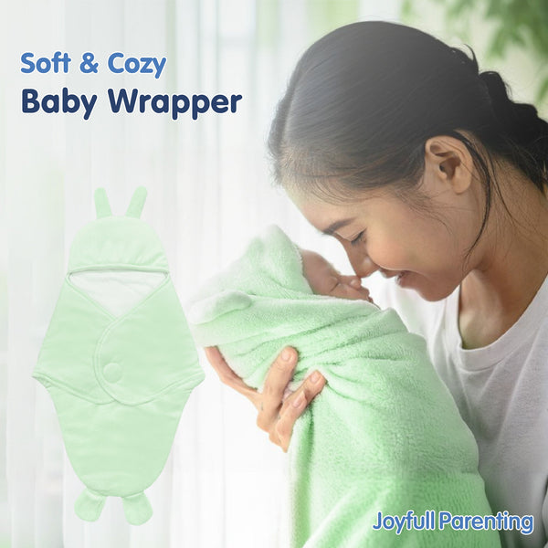 Hopop Baby Soft Fleece Hooded Wrapper Blanket - Dezine Kids