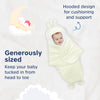 Hopop Baby Soft Fleece Hooded Wrapper Blanket - Dezine Kids