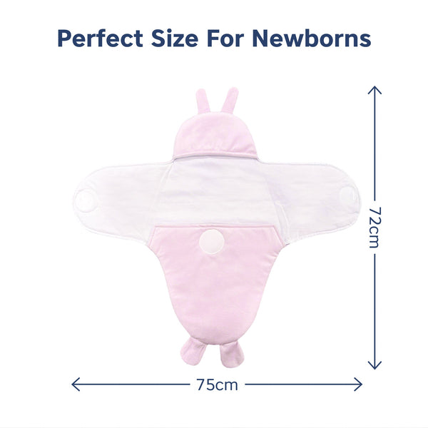 Hopop Baby Soft Fleece Hooded Wrapper Blanket - Dezine Kids