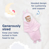 Hopop Baby Soft Fleece Hooded Wrapper Blanket - Dezine Kids