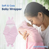 Hopop Baby Soft Fleece Hooded Wrapper Blanket - Dezine Kids
