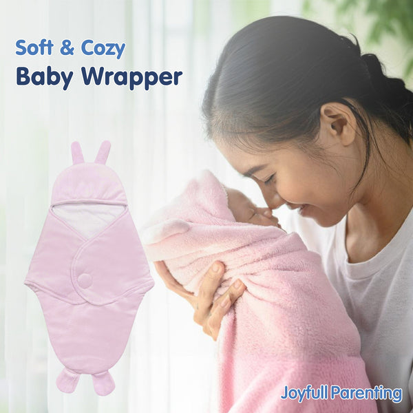 Hopop Baby Soft Fleece Hooded Wrapper Blanket - Dezine Kids