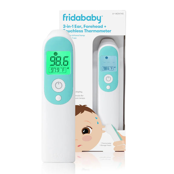 Frida Baby 3-in-1 Ear, Forehead + Touchless Infrared Thermometer