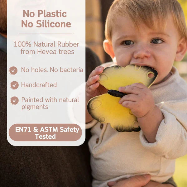 Katia The Butterfly Natural Rubber Teether
