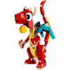 Lego Creator Red Dragon 3 in 1 Animal Toy Set, 149 Pieces - Dezine Kids