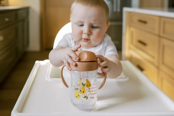 Dr.Browns 9 oz/270 mL Soft-Spout Toddler Cup w/ Handles, Pears (9m+), 1-Pack - Dezine Kids