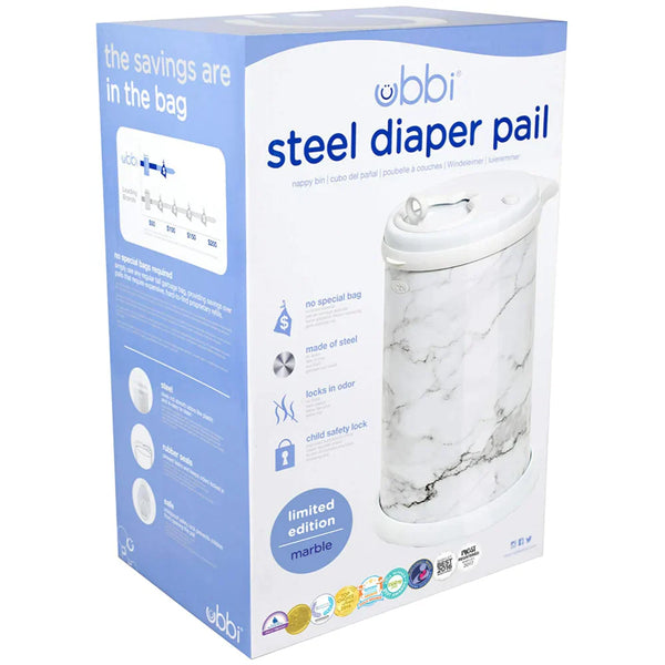 Diaper Pail- Marble