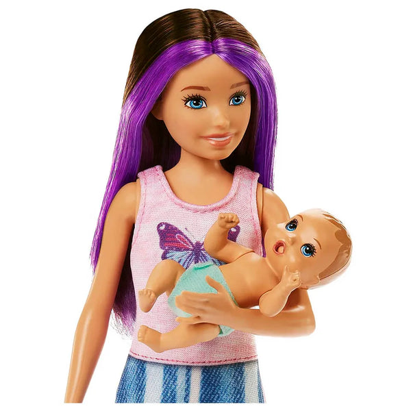 Barbie Skipper Babysitters With Doll & Playset - Dezine Kids