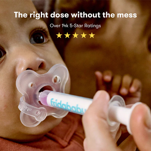Frida Baby Medicine Pacifier Syringe, Accu-Dose Paci, Medi Frida Dispenser for Mess & Fuss Free Use
