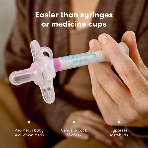 Frida Baby Medicine Pacifier Syringe, Accu-Dose Paci, Medi Frida Dispenser for Mess & Fuss Free Use