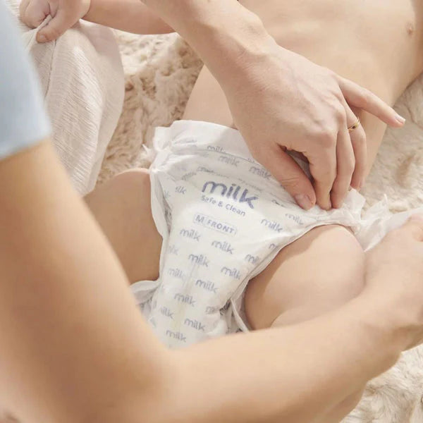 Milk Baby Diaper Flexi Tape , Size XL, 30 Pcs, 15 To 22 KG - Dezine Kids