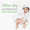 Pureborn Organic Bamboo Diapers Assorted Print New Born (1-3 Kg) - 22 Count