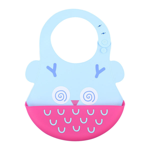 Easy Clean Crumb Catcher Food Grade Silicon Bib, Suitable for Infants and Toddlers between 6 to 36 Months - hopop.in