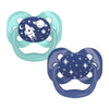 Blue Space Advantage Pacifiers (Stage 1) | Pack Of 2