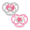 Pink Advantage Pacifiers (Stage 2) Glow In The Dark | Pack Of 2