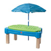 Step2 Cascading Cove Sand & Water Table with Umbrella