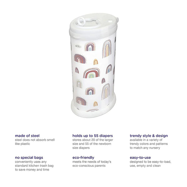 Diaper Pail- Rainbow