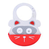 Easy Clean Crumb Catcher Food Grade Silicon Bib, Suitable for Infants and Toddlers between 6 to 36 Months - hopop.in