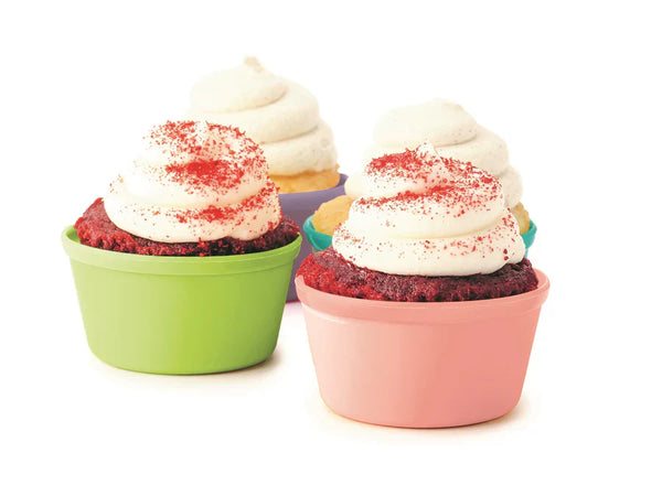 Melii Rainbow Silicone Food Cups - Dezine Kids