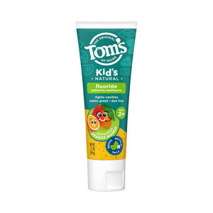 Tom's Outrageous Kids Fluoride Natural Toothpaste - Orange Mango