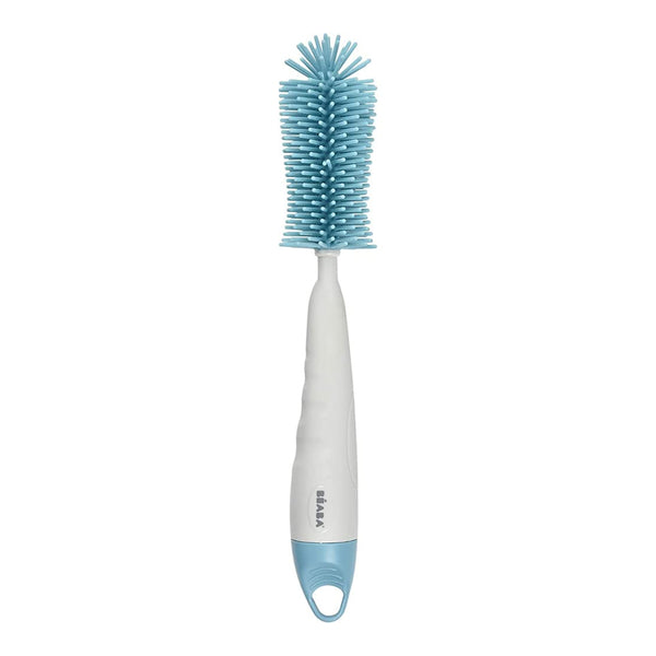 Beaba 2 in 1 Silicone Bottle Brush - Blue - Dezine Kids