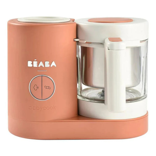 Beaba Babycook Neo 6 In 1 Baby Food Processor, Portable Baby Food Cooker, Puree Maker and Warmer - Terracotta