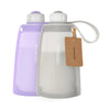 Momcozy Silicone Milk Storage Bags 2pcs, 260 ml, Maternity Accessory - Purple and White