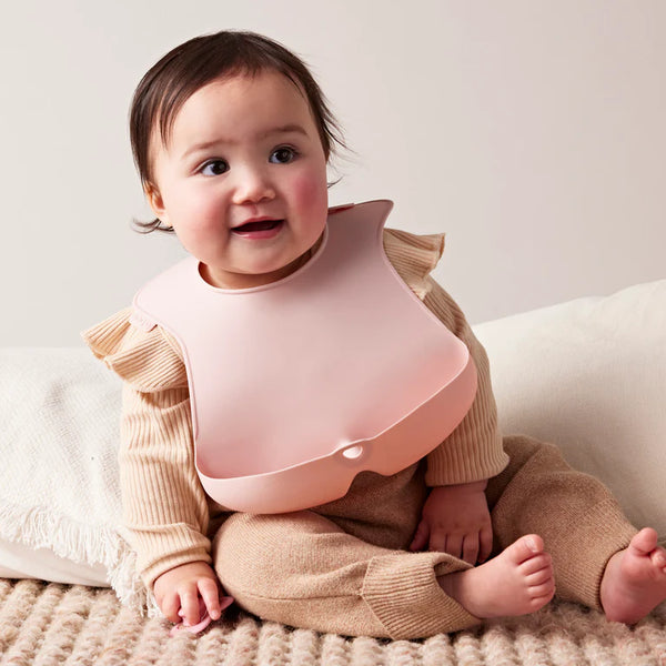 B.Box Silicone Bib - Blush Pink
