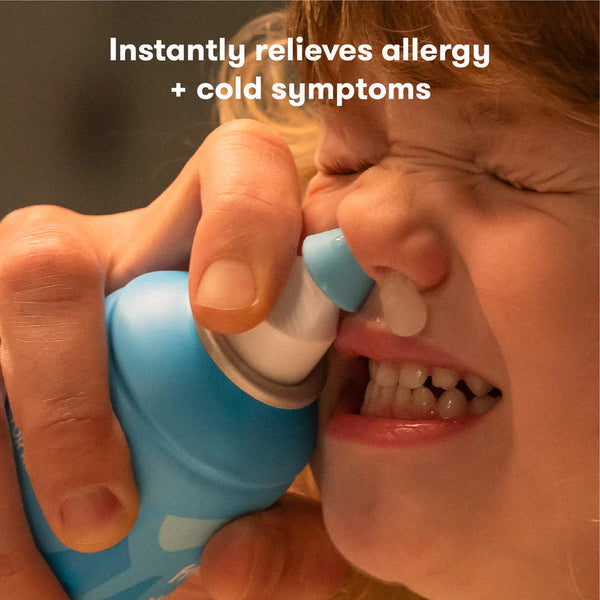 Frida Baby Saline Rinse for Toddler, Kids, Ages 2+, Saline Rinse for Sinus, Instant Congestion Relief & Allergy Relief, Safe for Daily Use
