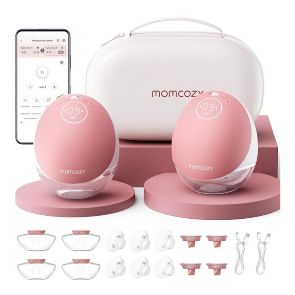 Momcozy M9 Mobile Flow Wearable Double Electric Breast Pump - Dezine Kids
