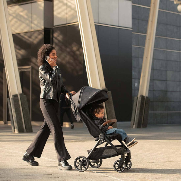 Stroller Trvl Lx Caviar - dezinekids.com