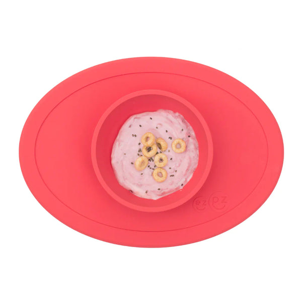 EzPz Tiny Bowl for Babies/Infants - Coral