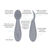 Tiny Spoon for Babies/Infants - Grey - Dezine Kids