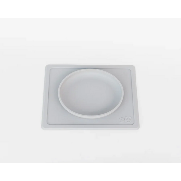 Tiny Plate - Pewter - Dezine Kids