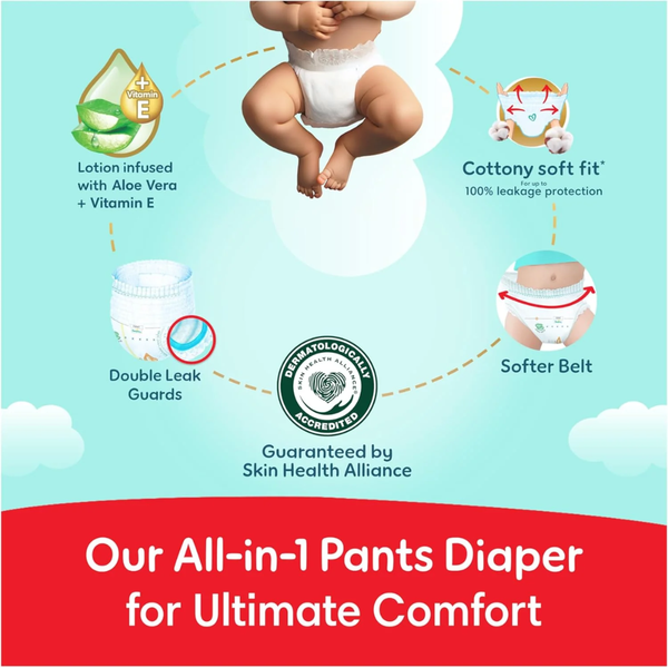 Ultimate Comfort Pants Size 4 (9-14 Kgs) 50pcs (Made in Egypt)