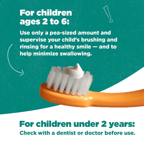 Tom's Outrageous Kids Fluoride Natural Toothpaste - Orange Mango