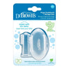 Dr.Browns Silicone Finger Toothbrush with Case - Clear