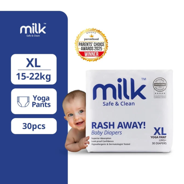 Milk Baby Diaper Yoga Pants, Size XL, 30 Pcs, 15 To 22 KG - Dezine Kids