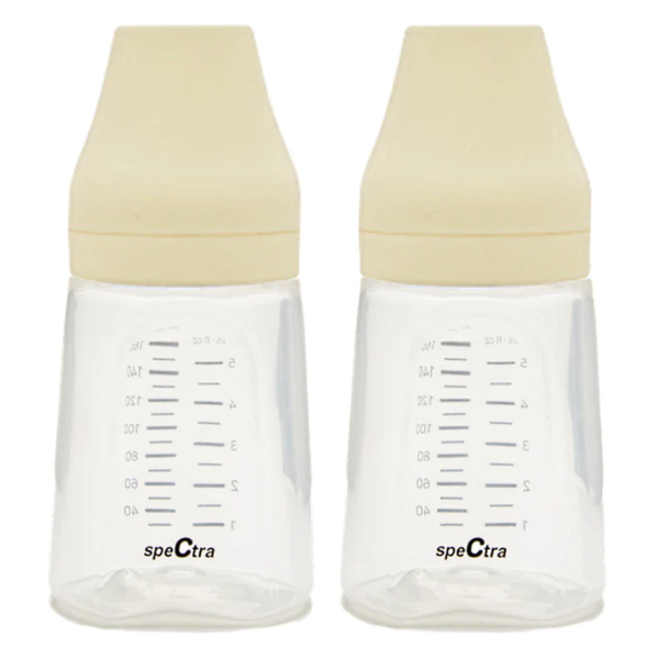 Spectra 160ml breast milk storage bottles pack of 2
