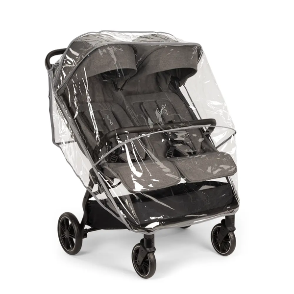 Nuna TRVL Dubl Twin Baby Stroller - Granite - Dezine Kids