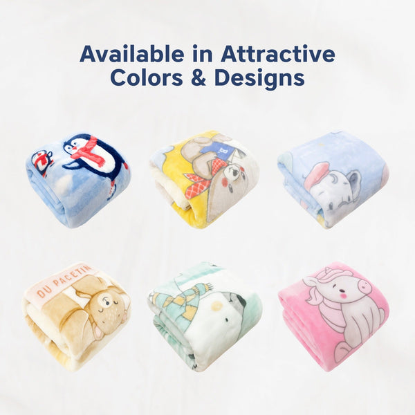 Hopop Soft & Warm Baby Blanket, Cozy, Lightweight & Gentle on Skin