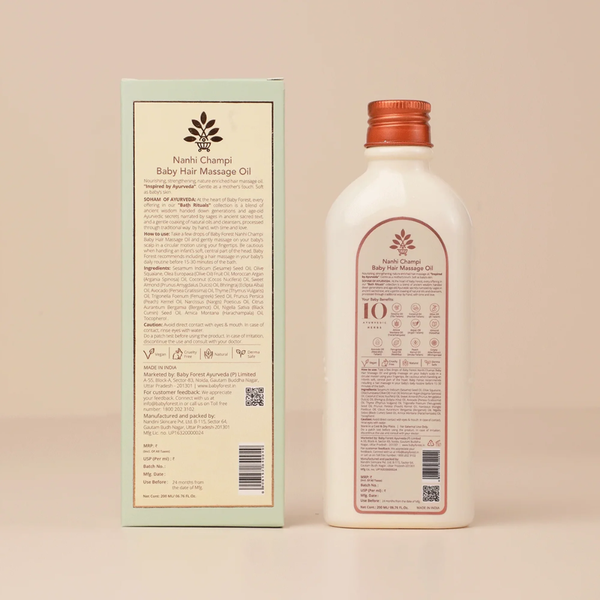 Nahni Champi baby hair massage oil – Baby Forest